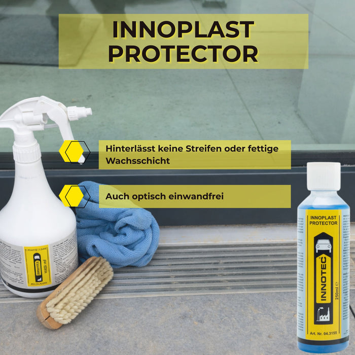 Innotec Innoplast Protector – Kunststoff- & Alupflege / Oberflächenschutz – Produktvorteil und Anwendung 2