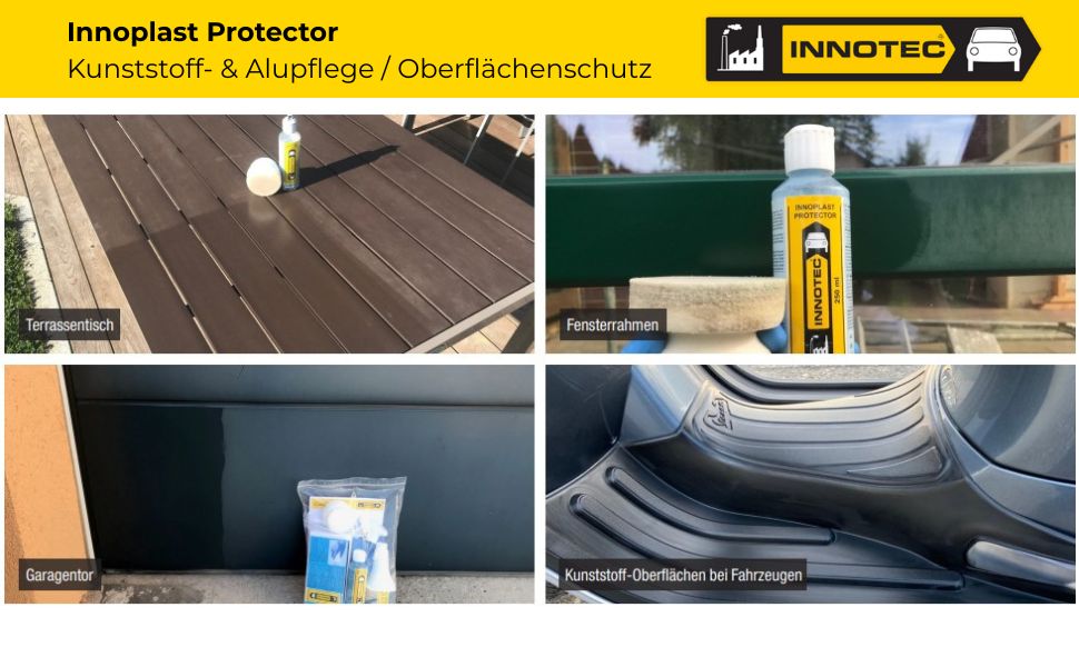 Innotec Innoplast Protector – Kunststoff- & Alupflege / Oberflächenschutz – Produktvorteil und Anwendung 6
