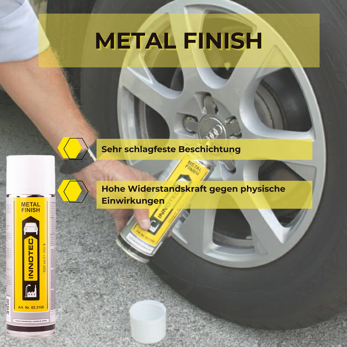 Innotec Metal Finish – Metallgrauer Lack – Produktvorteil und Anwendung 4