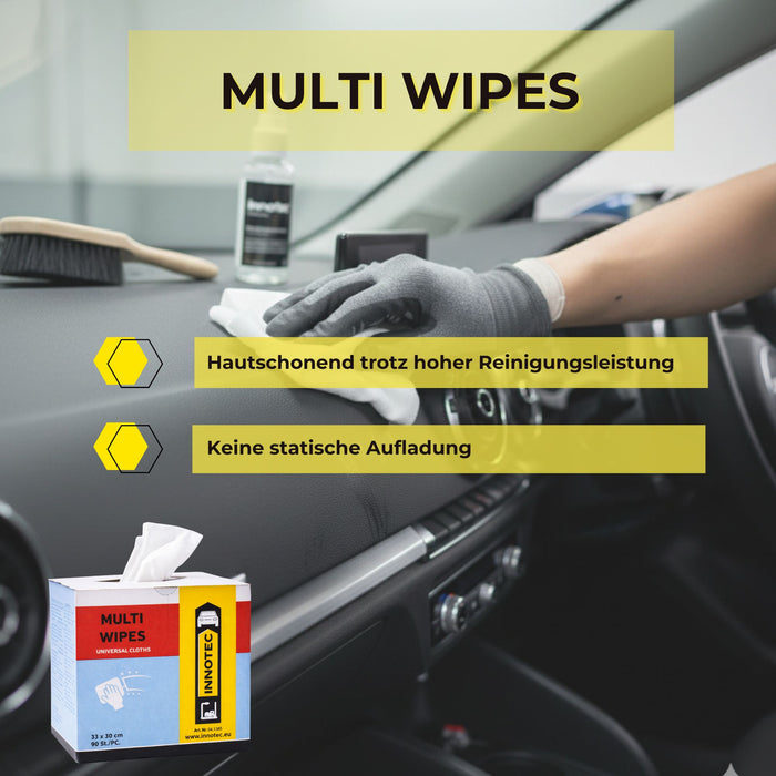 Innotec Multi Wipes – Universaltuch – Produktvorteil und Anwendung 5
