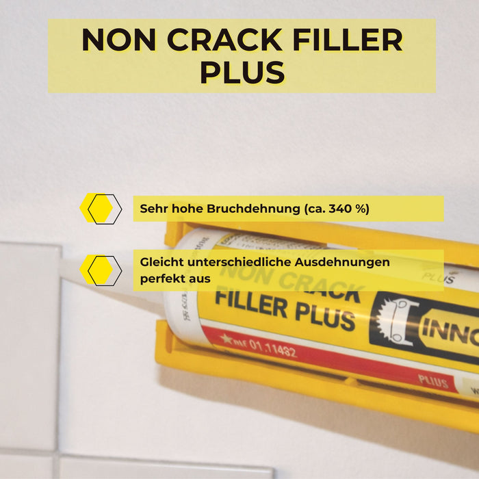 Innotec Non Crack Filler Plus – Acryl-Dichtmasse – Produktvorteil und Anwendung 5
