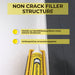 Innotec Non Crack Filler Structure – Acryl-Dichtmasse mit Kornstruktur – Produktvorteil und Anwendung 5