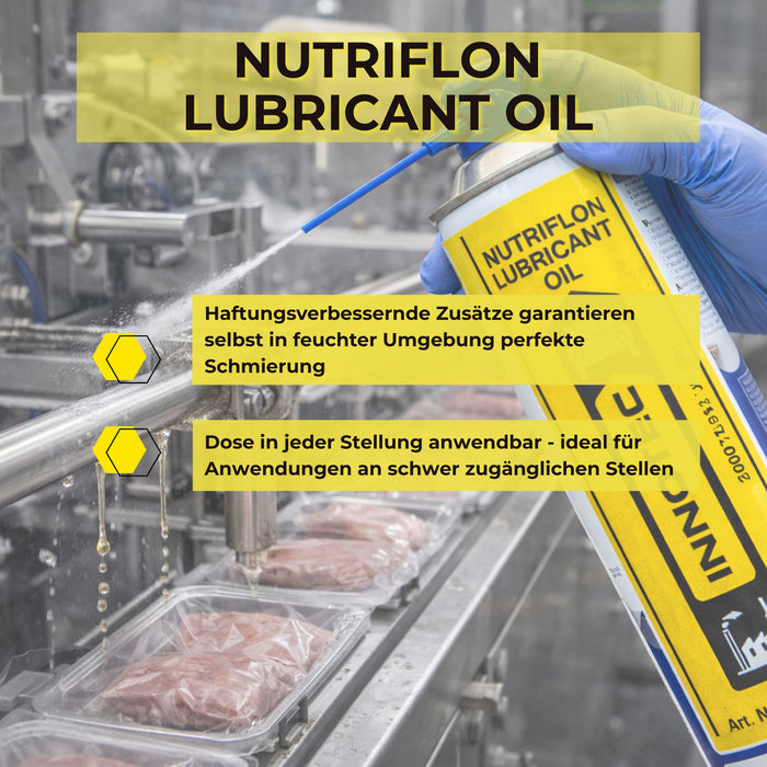 Innotec Nutriflon Lubricant Oil – Lebensmitteltaugliches Schmieröl – Produktvorteil und Anwendung 4