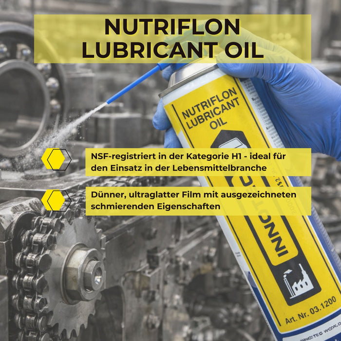 Innotec Nutriflon Lubricant Oil – Lebensmitteltaugliches Schmieröl – Produktvorteil und Anwendung 5