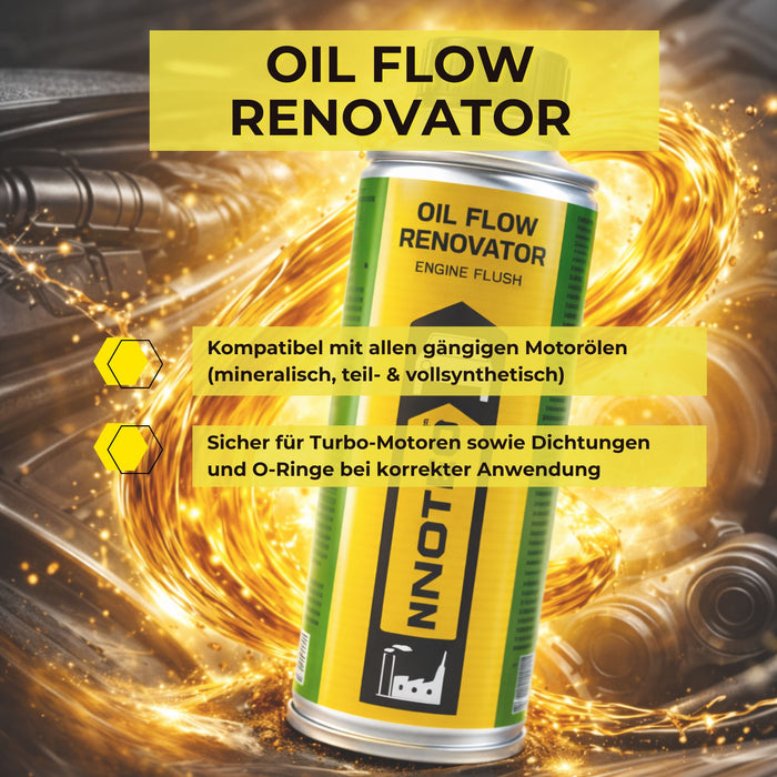 Innotec Oil Flow Renovator – Motorreinger - Ölzusatz – Produktvorteil und Anwendung 2