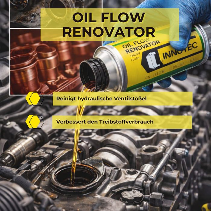Innotec Oil Flow Renovator – Motorreinger - Ölzusatz – Produktvorteil und Anwendung 3