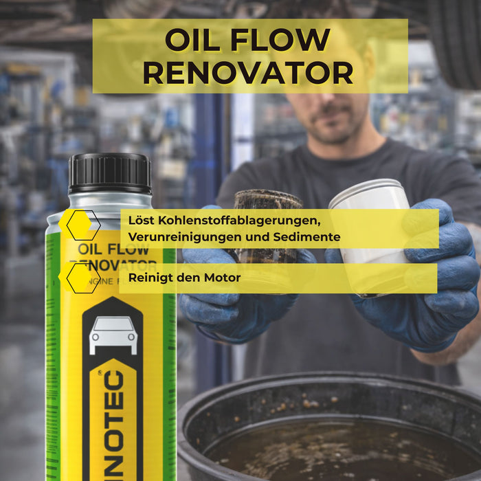 Innotec Oil Flow Renovator – Motorreinger - Ölzusatz – Produktvorteil und Anwendung 5