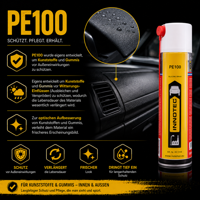 Innotec PE100 – Silikonspray – Produktvorteil und Anwendung 5