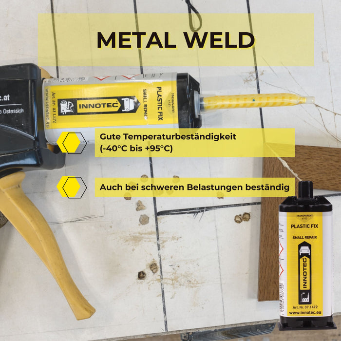 Innotec Plastic Fix – 2K-Reparaturkleber – Produktvorteil und Anwendung 1