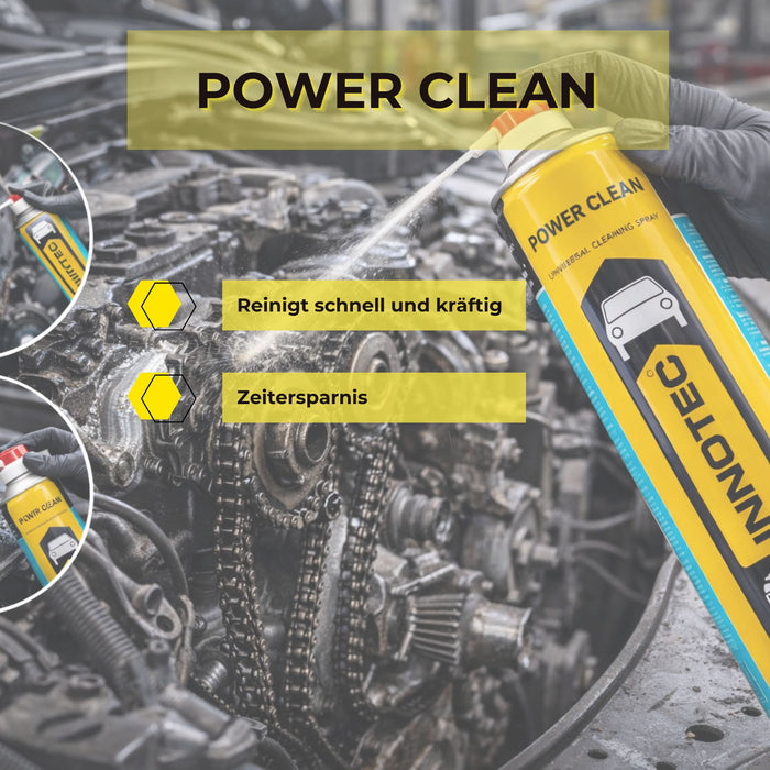 Innotec Power Clean – Hochintensiver, universeller Reinigungsspray – Produktvorteil und Anwendung 5