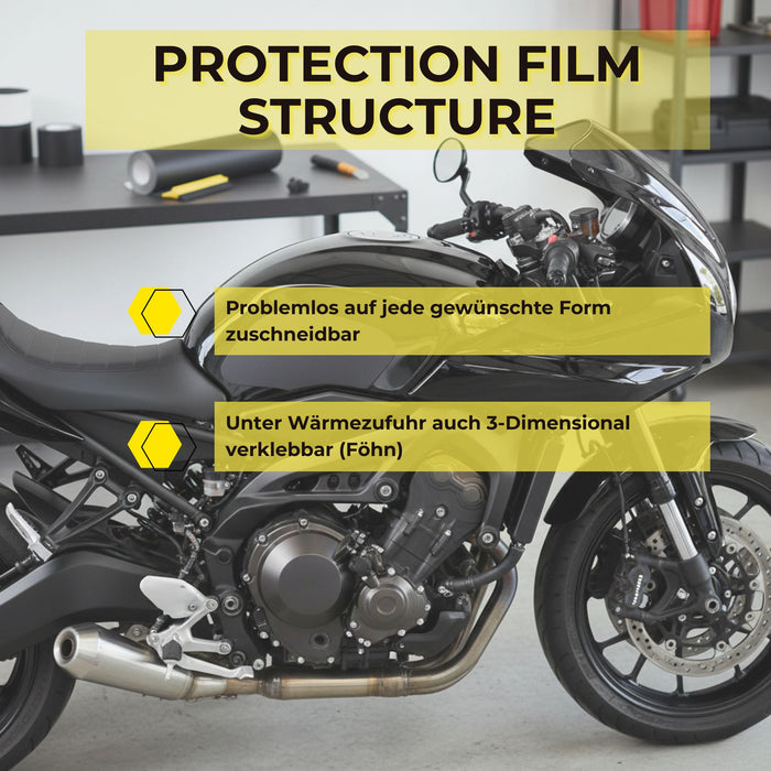Innotec Protection Film Structure – Selbstklebende Steinschlagschutz-Folie – Produktvorteil und Anwendung 1
