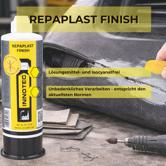 Innotec Repaplast Finish – 2K-Kunststoffkitt – Produktvorteil und Anwendung 1