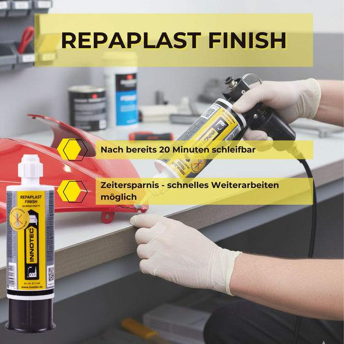 Innotec Repaplast Finish – 2K-Kunststoffkitt – Produktvorteil und Anwendung 5