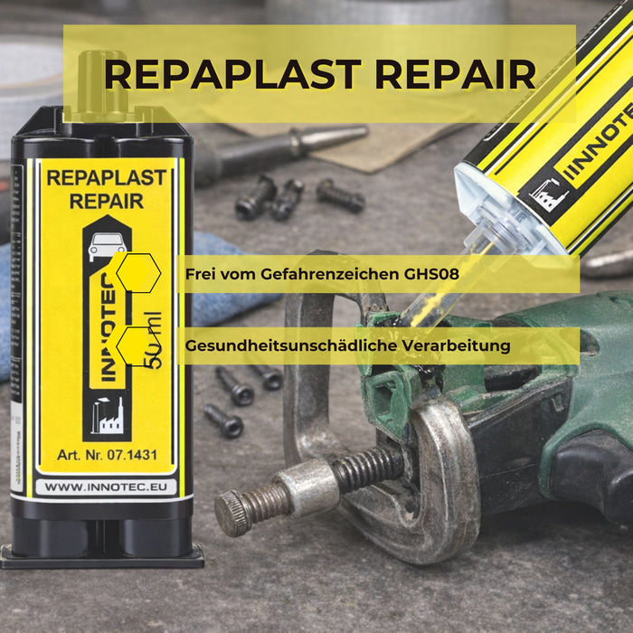 Innotec Repaplast Repair – 2K-Kunststoffkleber – Produktvorteil und Anwendung 1