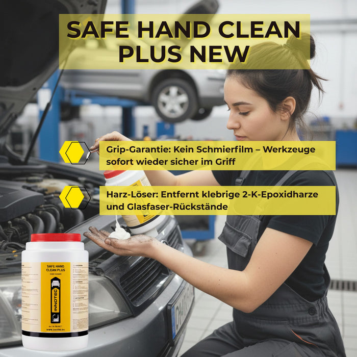 Innotec Safe Hand Clean Plus NEW – Handreiniger – Produktvorteil und Anwendung 3