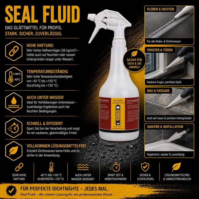 Innotec Seal Fluid – Lösungsmittelfreies Glättmittel – Produktvorteil und Anwendung 2