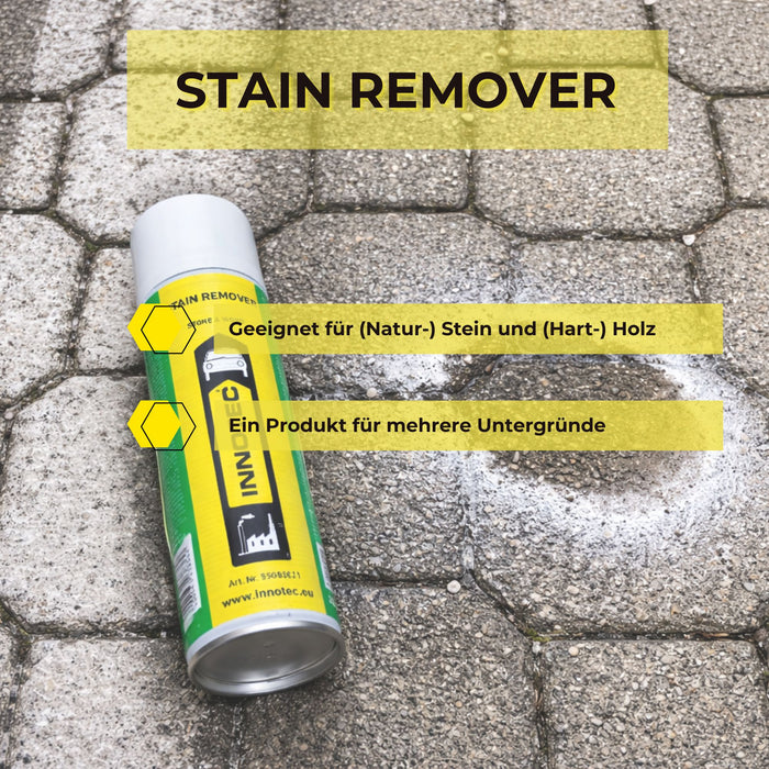 Innotec Stain Remover – Öl- und Fettfleckenentferner – Produktvorteil und Anwendung 1