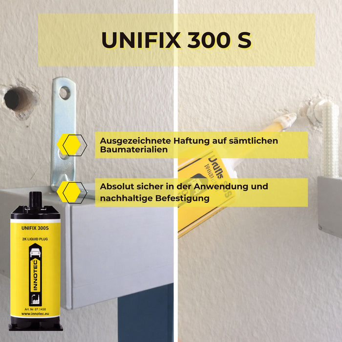 Innotec Unifix 300 S – 2K-Flüssigdübel – Produktvorteil und Anwendung 2