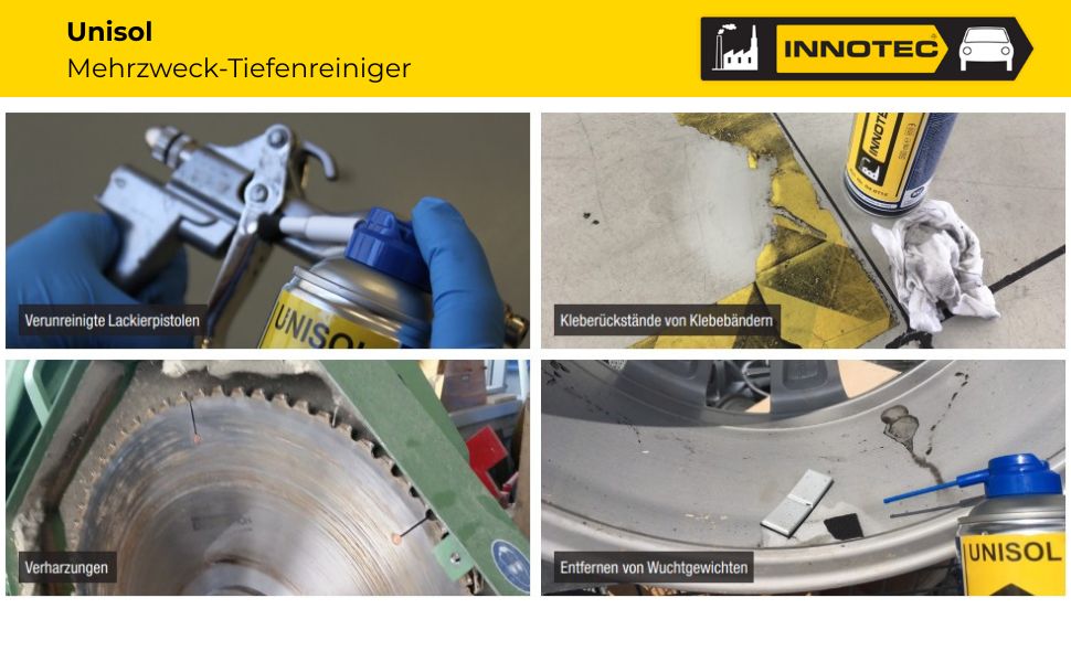 Innotec Unisol – Mehrzweck-Tiefenreiniger – Produktvorteil und Anwendung 6