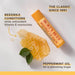 100 Prozent Natürlicher feuchtigkeitsspendender Lippenbalsam, Original Bienenwachs, mit Vitamin E und Pfefferminzöl, 1 Stift