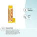 100 Prozent Natürlicher feuchtigkeitsspendender Lippenbalsam, Original Bienenwachs, mit Vitamin E und Pfefferminzöl, 1 Stift