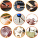 108 Pcs Gravierwerkzeugsatz, Multifunktionaler Gravurstift DIY Drehwerkzeug für Schmuck Glas Holz Metall mit Anreißer, 82 Zubehör und 24 Schablonen