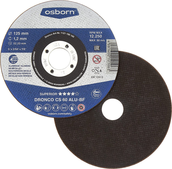 10 Trennscheiben CS60Alu in Dose, 125x1,2mm