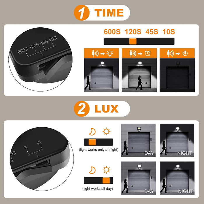 10W LED Strahler mit Bewegungsmelder 850LM 6500K Superhell Außenstrahler LED Fluter IP66 Wasserdicht Flutlichtstrahler Aluminium Scheinwerfer Licht