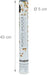 10 x Party Popper 40 cm im Konfettikanonen Set, Konfetti Bombe für Hochzeit und Geburtstag, Konfetti Shooter 6-8 m Effekthöhe, Gold metallic