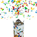 10 x Party Popper 40 cm im Konfettikanonen Set, Konfetti Bombe für Hochzeit und Geburtstag, Konfetti Shooter 6-8 m Effekthöhe, bunt metallic