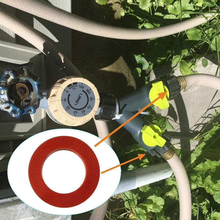 141 Stück Dichtungsring Sortiment Gummidichtungen, 18 Größen Fiberringe Unterlegscheibe O-Ringe Dichtringe im Set für die Anwendung im Sanitärbereich