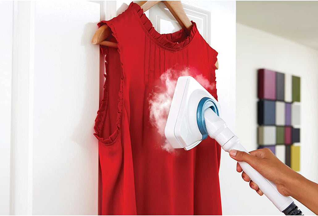 17in1 Dampfbesen & Dampfhandschuh SteaMitt–Dampf Reiniger für Boden, Textilien und Polstermöbel-Auffrischung–Automatische Dampfmengen-Einstellung