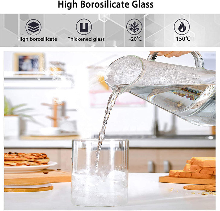 200ML + 300ML Vorratsdosen Glas 10er Set, Versiegeltes Gewurzglas aus Glas mit Bambusdeckel, Kuche Glasbehalter Glasdose, MEHRWEG