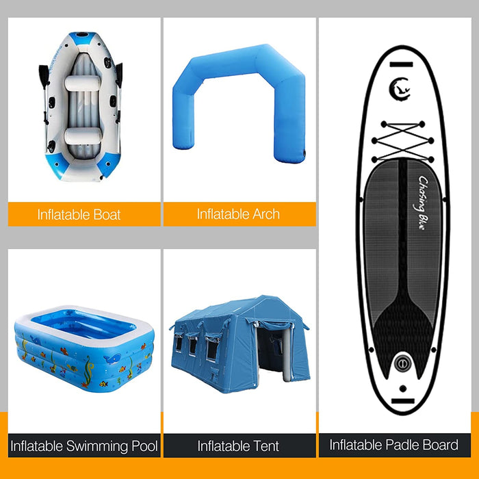 20PSI hoher Druck Elektrische Luftpumpe SUP - Intelligentes zweistufiges Aufpumpen & Auto-Off, Ablassfunktion, 12V DC Autoanschluss für aufblasbare Stand Up Paddle Boards, Boote