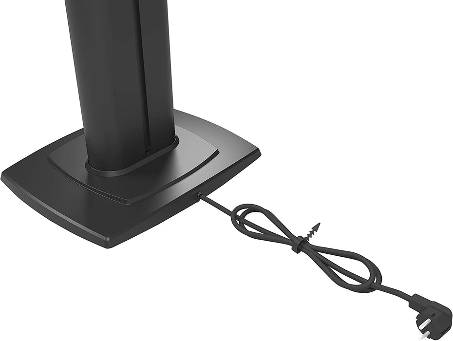 2300 Watt Stand Heizstrahler | 4 Heizstufen mit Fernbedienung | Kohlenstoff Infrarotstrahler für Innen- & Außenbereich | Terrassenstrahler