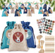 24 Adventskalender Zum Befüllen,Jutesäckchen Adventskalender 2022 Für Männer Frauen Kinder,Weihnachten Geschenktüten Mit 48 Adventszahlen Aufkleber,DIY Stoffbeutel Weihnachtskalender Tüten