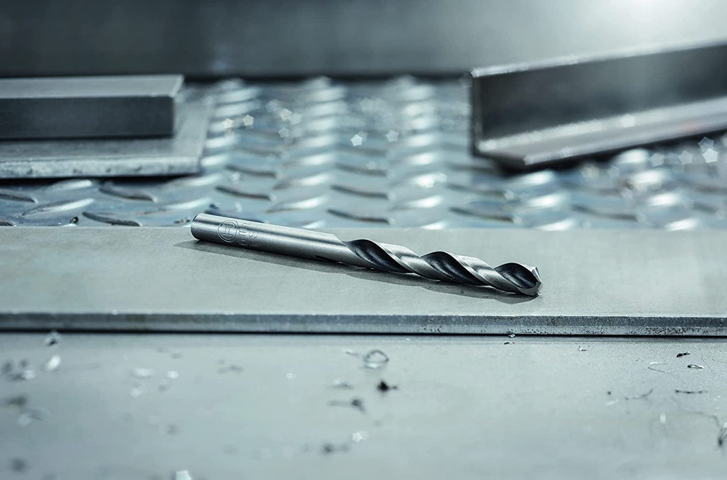 25tlg. HSS Spiralbohrer PointTeQ Set (für Metall, ProBox, Zubehör Bohrschrauber), Grau, Ø 1-13 mm