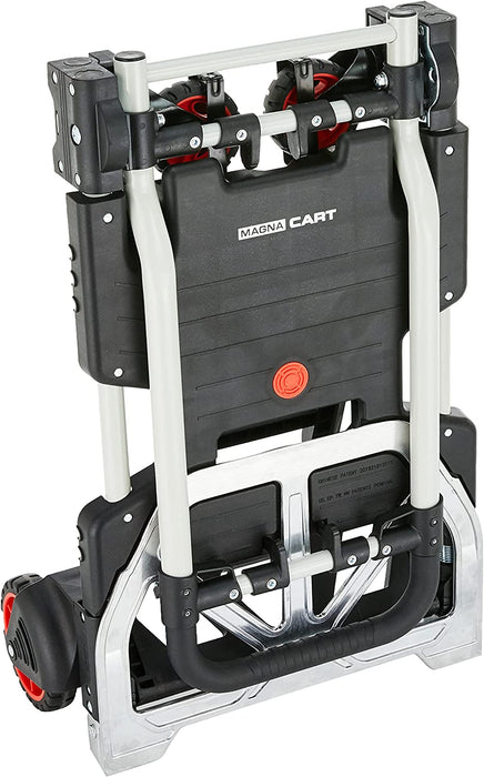 2 in 1 Multifunktionaler Sackkarre - Zur Verwendung als Wagen und Transportwagen - Ideal für den Einsatz in und um das Haus herum, Schwarz, 7.4 kg