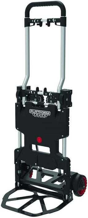 2 in 1 Multifunktionaler Sackkarre - Zur Verwendung als Wagen und Transportwagen - Ideal für den Einsatz in und um das Haus herum, Schwarz, 7.4 kg