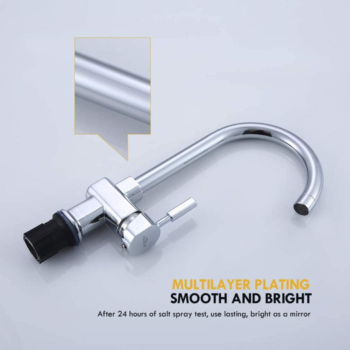 360° drehbar Wasserhahn Küche Einhebelmischer Spültisch Armatur Hochdruck Küchenarmatur Spültischarmatur Spülbecken Mischbatterie