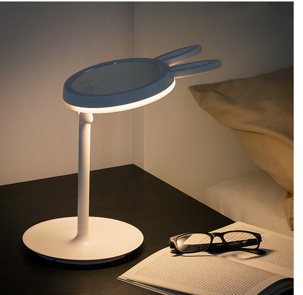 Kosmetikspiegel mit LED Beleuchtung - inkl. Magnetischer Mini-Spiegel mit 7-facher Vergrößerung- Wiederaufladbar - 2 LED (Warmweiß, Kaltweiß) - Spiegel mit Beleuchtung