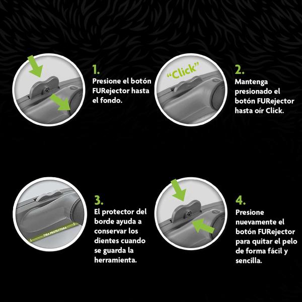 Haarbürsten-Entferner Hund Mittel (Refurbished A+)