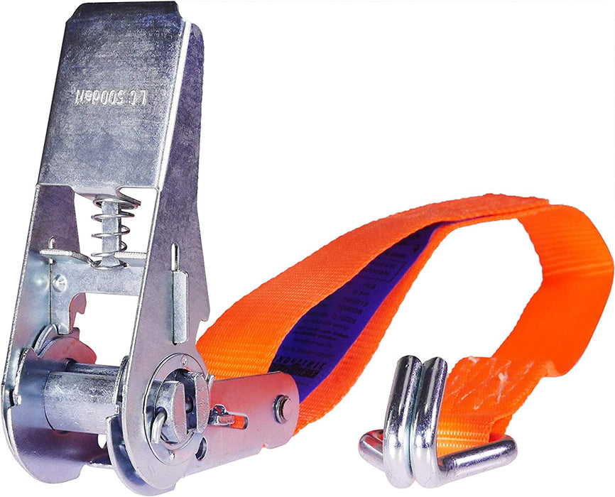 4 Stück 800kg 4m Spanngurte mit Ratsche zweiteilig 2 teilig mit Haken Ratschengurt Zurrgurte 25mm 800 daN 0,8t