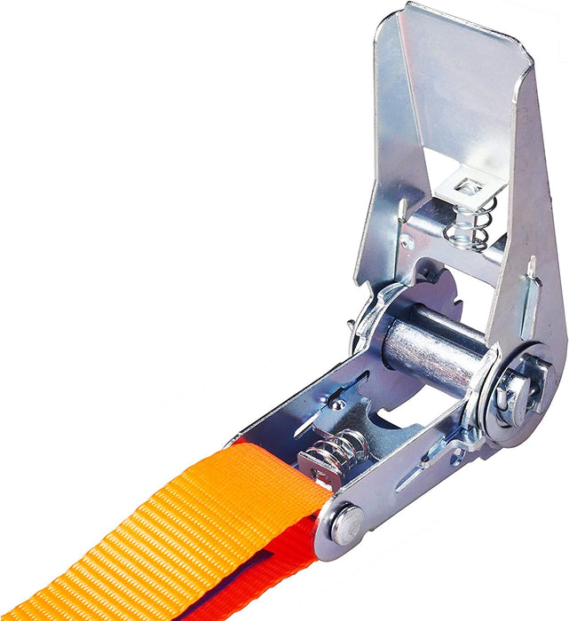 4 Stück 800kg 4m Spanngurte mit Ratsche zweiteilig 2 teilig mit Haken Ratschengurt Zurrgurte 25mm 800 daN 0,8t