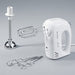 Severin Handmixer mit Stabmixer-Aufsatz, 300 W, weiß/grau