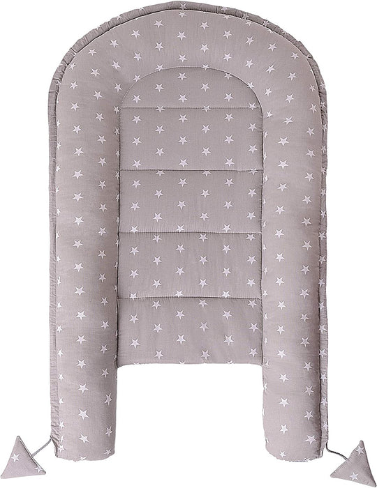 5 teilig Babynestchen Set Babynest 90x50 herausnehmbarer Einsatz Bett Kuschelnest Krabbeldecke Medi Partners für Babys Neugeborene 100% Baumwolle 