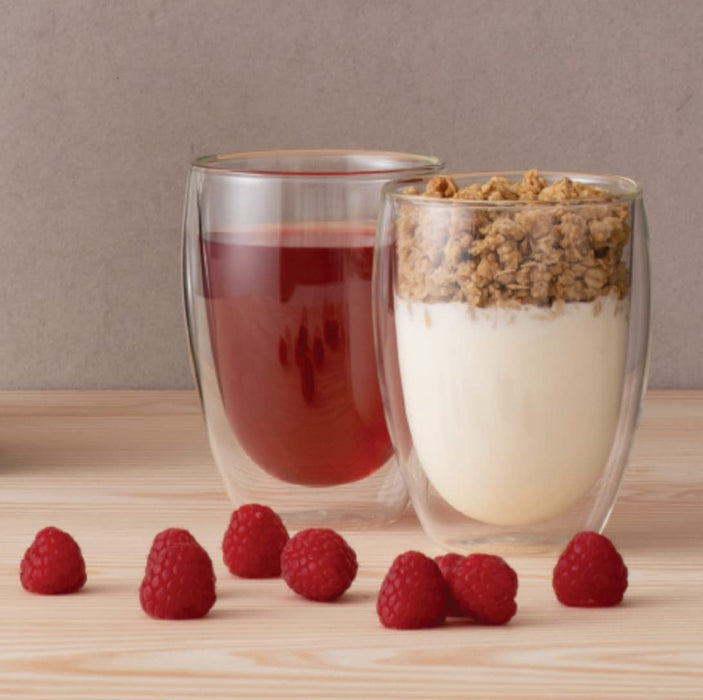 6-teiliges Gläser-Set (Doppelwandig, isoliert, 0,35 liters) transparent