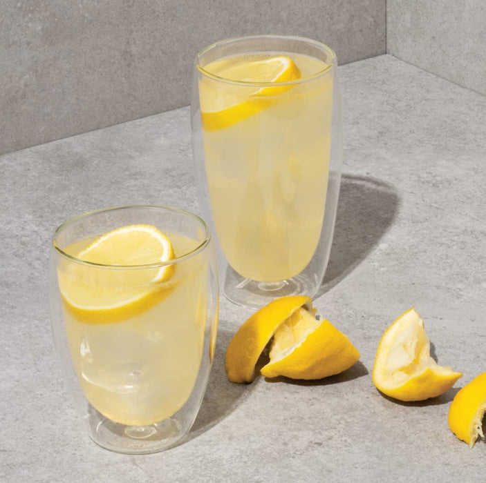 6-teiliges Gläser-Set (Doppelwandig, isoliert, 0,35 liters) transparent