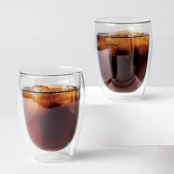 6-teiliges Gläser-Set (Doppelwandig, isoliert, 0,35 liters) transparent