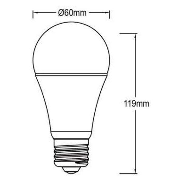 LED-Lampe Panasonic Corp. PS Frost Bulbo 11,5 W A+ 1050 Lm (Neutralweiß 4500K)